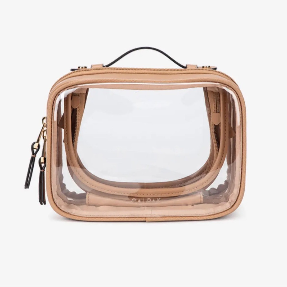CALPAK small clear cosmetics case